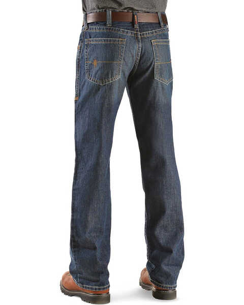 Ariat Men's FR M4 Shale Low Rise Work Jeans, Indigo, hi-res