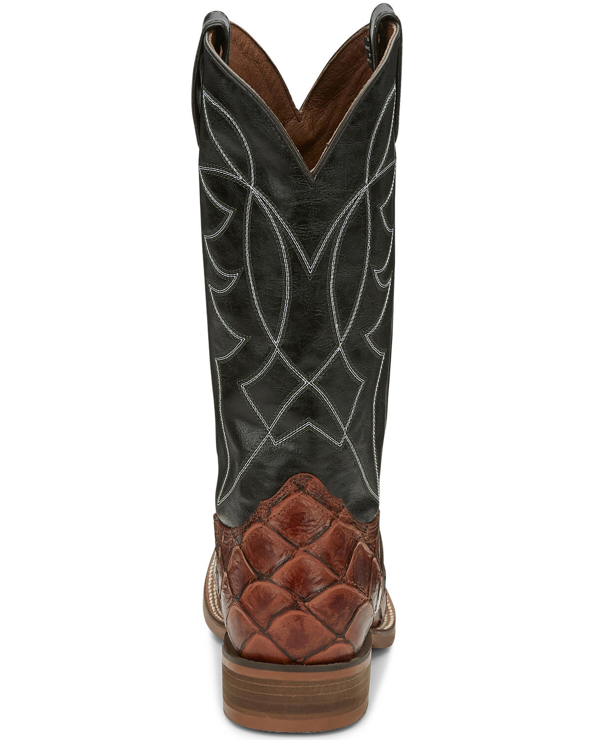 Image #4 - Nocona Men's Go Round Cognac Western Boots - Square Toe, Brown, hi-res