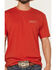 Image #4 - Ariat Men's Leather Shield Short Sleeve Graphic T-Shirt, Red, hi-res