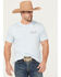 Image #1 - Ariat Men's Cactus Roper Short Sleeve Graphic T-Shirt, Light Blue, hi-res