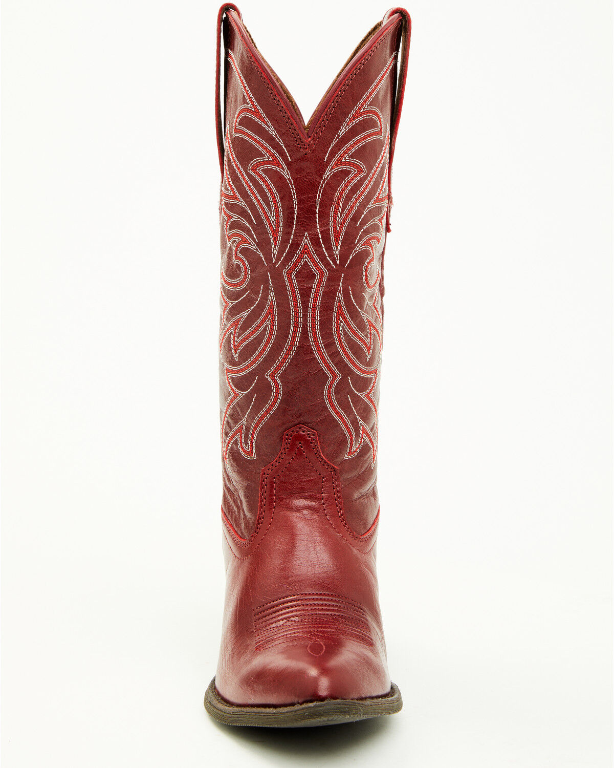 Image #4 - Ariat Women's Heritage StretchFit Western Boots - Round Toe, Wine, hi-res