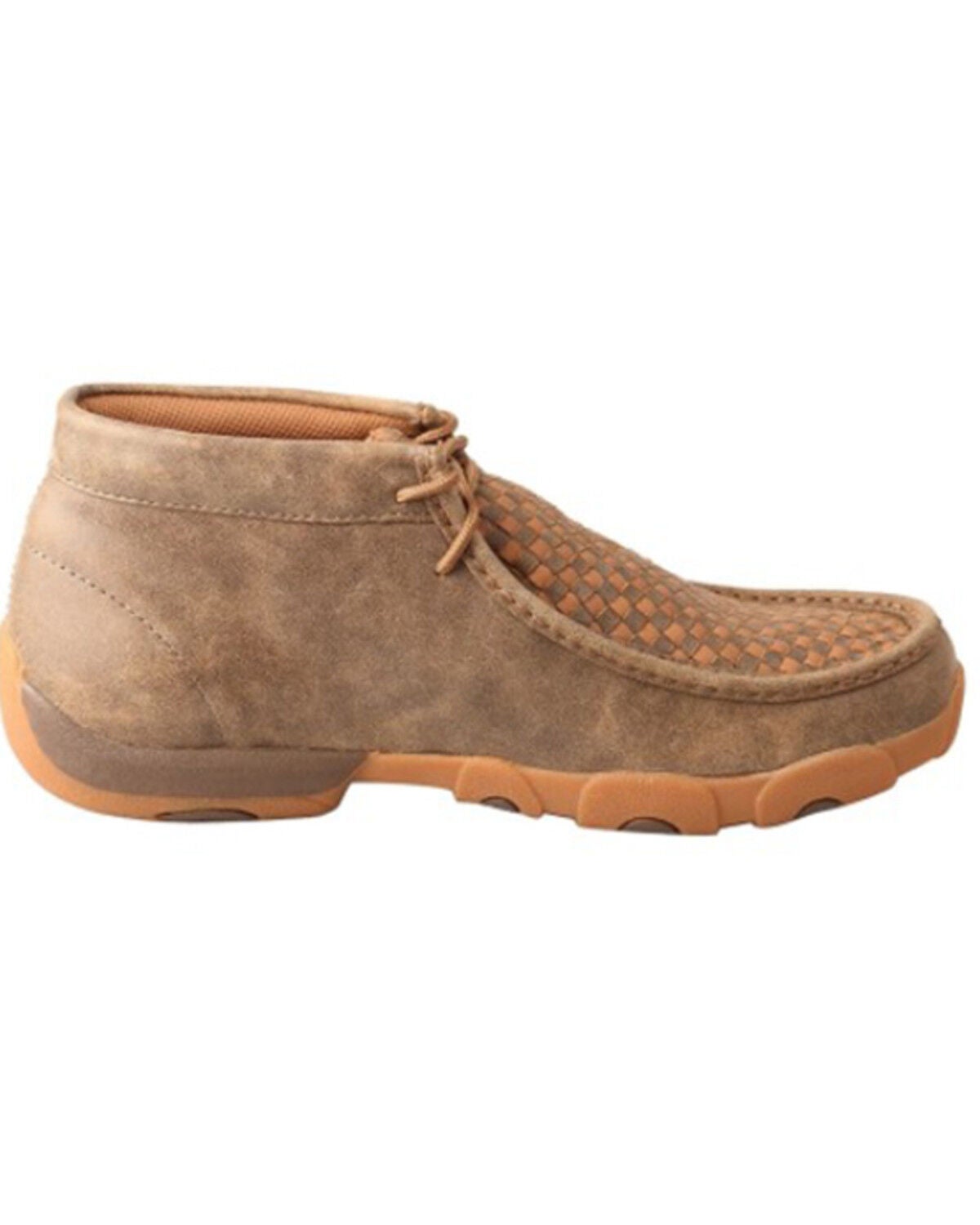 Tan Checkerboard Driving Mocs | Sheplers