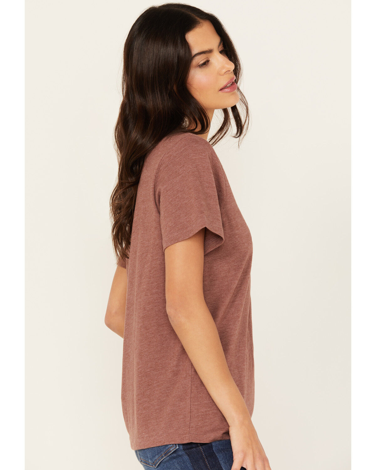 Image #2 - Wrangler Women's Longhorn Short Sleeve Graphic Tee, Brown, hi-res