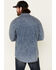 Image #4 - Rock & Roll Denim Men's Long Sleeve Denim Western Shirt, Blue, hi-res