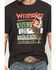Image #3 - Wrangler Men's Viva Los Vaqueros Short Sleeve Graphic T-Shirt, Black, hi-res