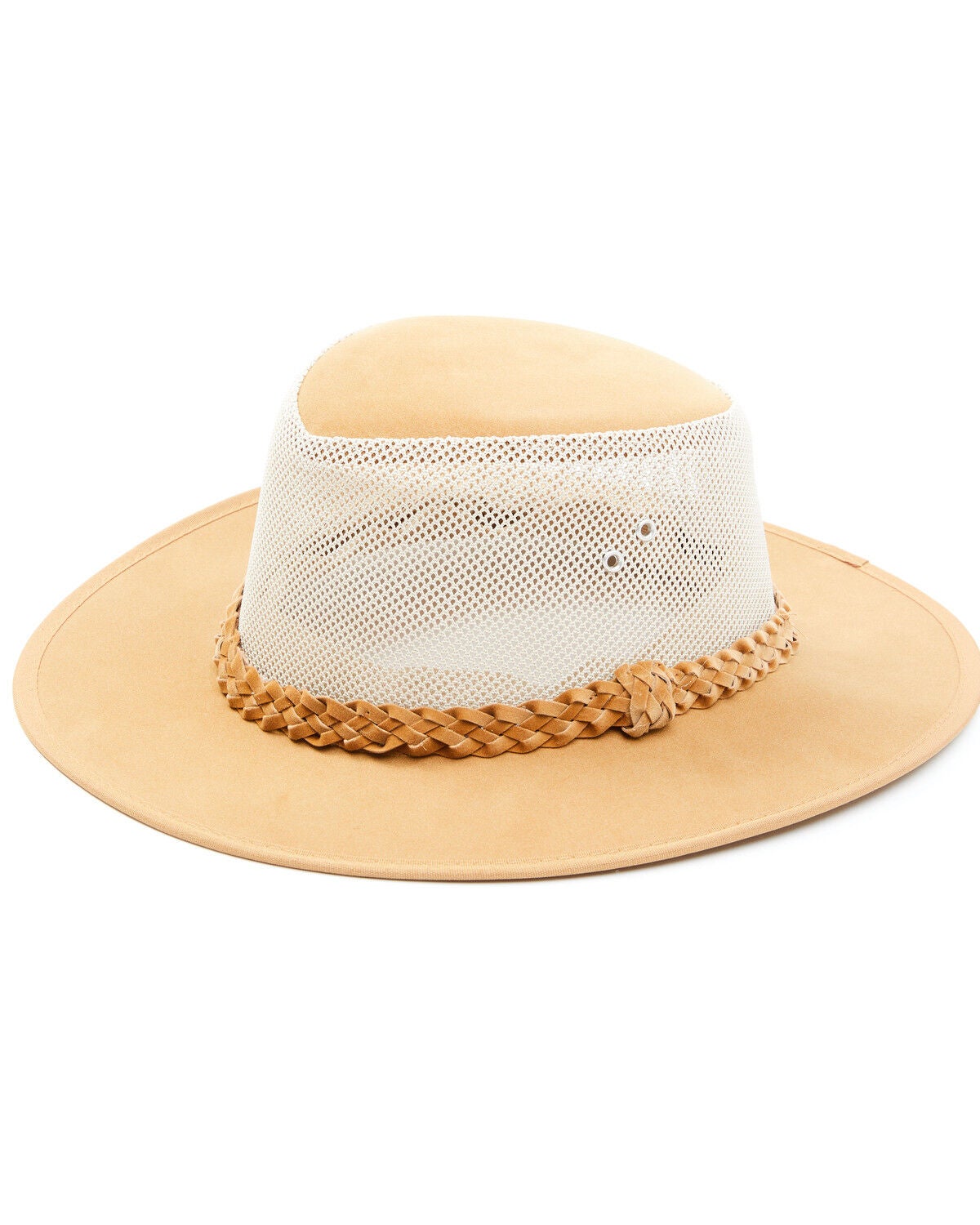 Hawx Men's Soaker Mesh Side Work Sun Hat, Tan, hi-res