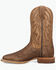 Image #3 - Dan Post Men's Exotic Salmon Western Boots - Broad Square Toe, Brown, hi-res