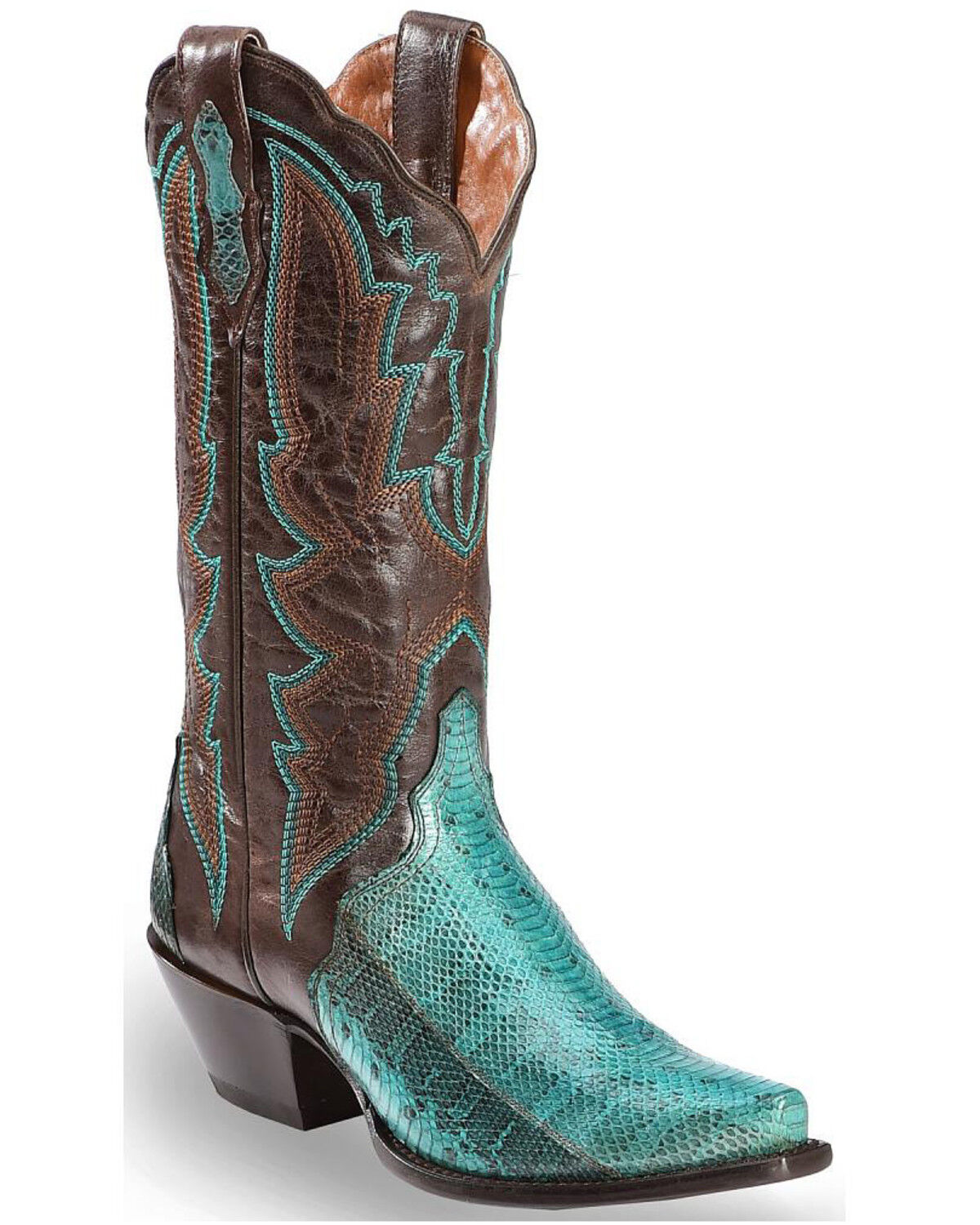women's snakeskin cowboy boots