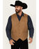 Image #1 - Cody James Men's Pancho Villa Oil Skin Vest, Tan, hi-res