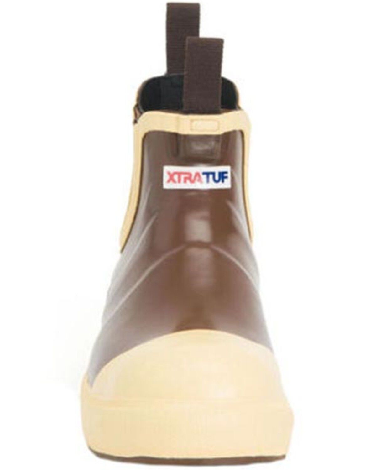 Image #4 - Xtratuf Men's 6" Legacy Ankle Deck Boots - Steel Toe, Brown, hi-res
