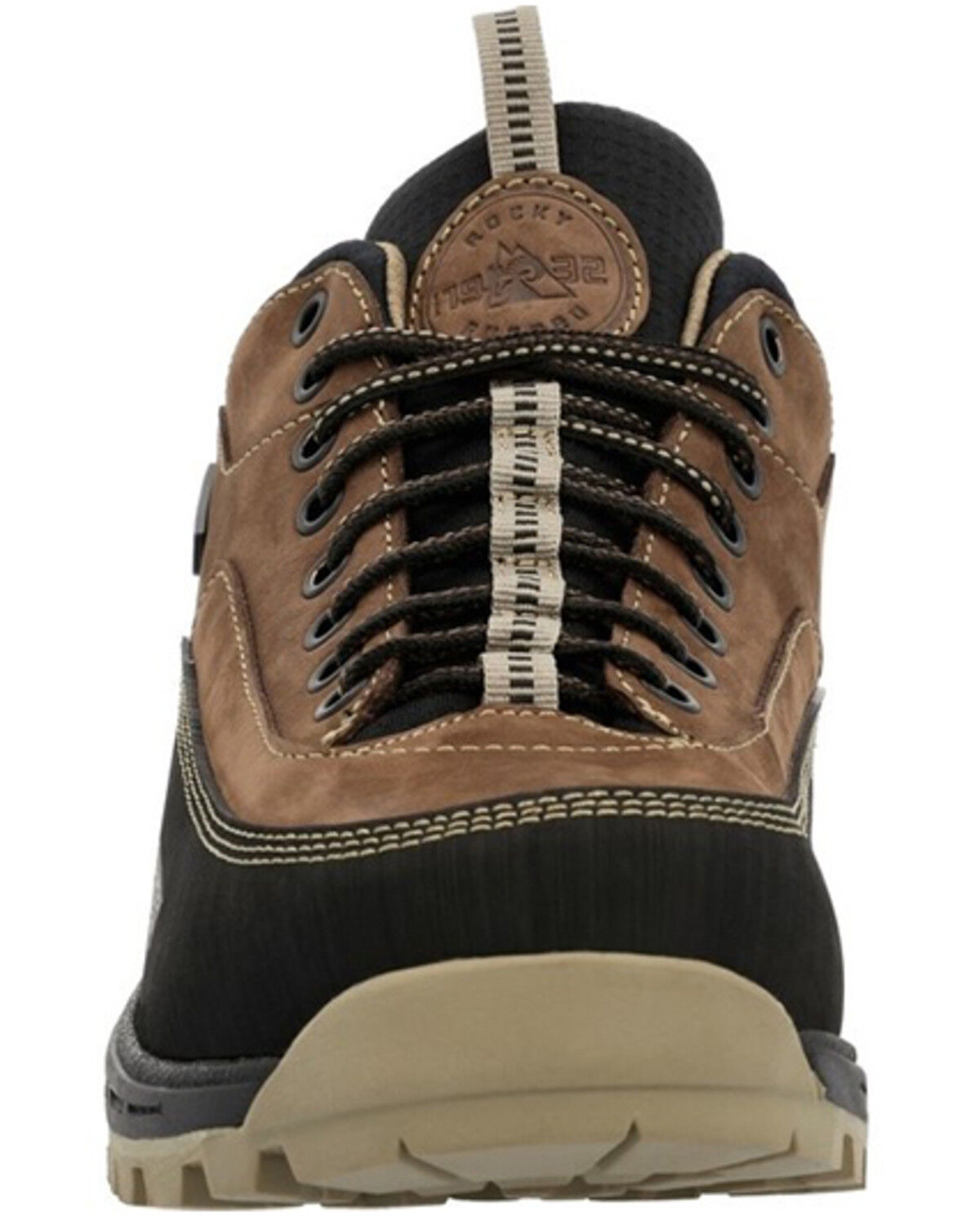 Image #4 - Rocky Men's Mountain Stalker Pro Waterproof Lace-Up Hiking Work Oxford Shoes - Round Toe, Black/brown, hi-res