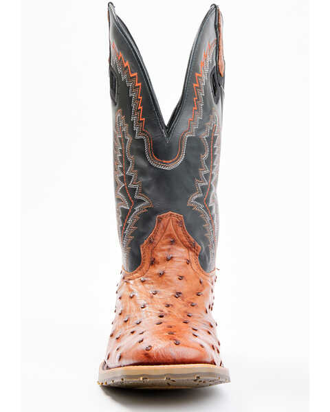 Image #4 - Double H Men's Cason Western Boots - Broad Square Toe, Brown, hi-res