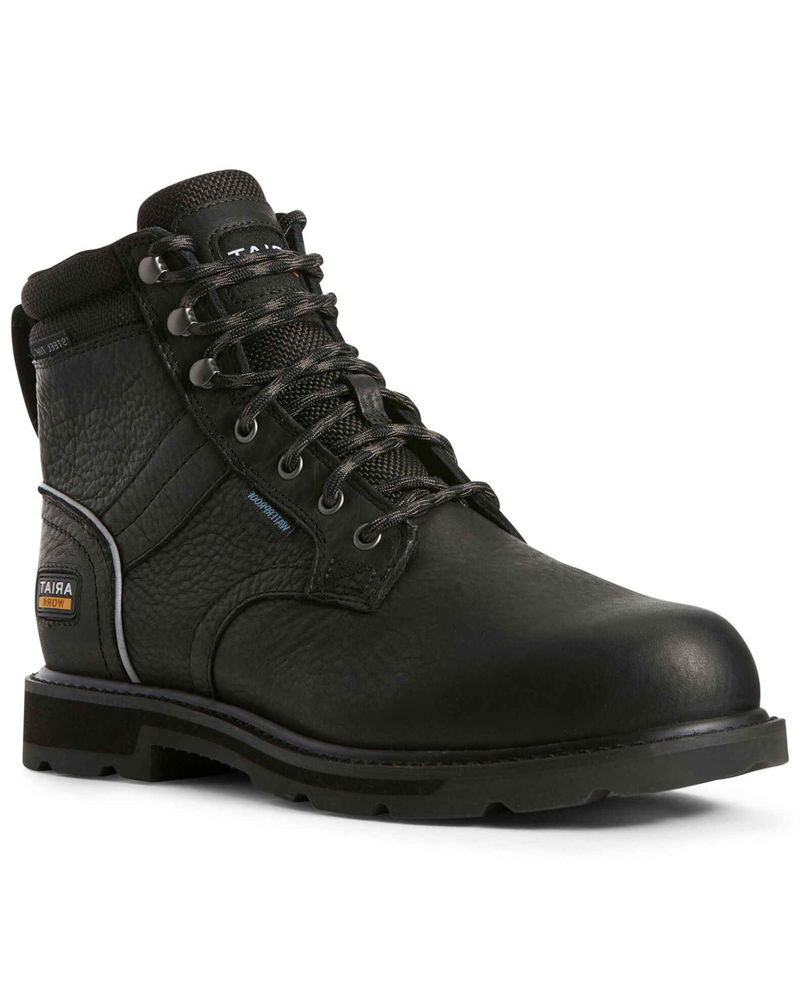 Ariat black work boots clearance