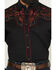 Image #3 - Rodeo Clothing Men's Embroidered Embellished Long Sleeve Snap Western Shirt, Black, hi-res