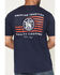 Image #4 - Smith & Wesson Men's American Tradition Short Sleeve Graphic T-Shirt, Navy, hi-res