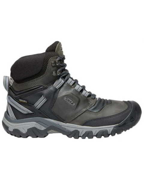 Image #2 - Keen Men's Rudge Flex Waterproof Hiking Boots - Soft Toe, Black, hi-res