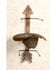Image #2 - BB Ranch® Arrow Wood And Metal Hat Rack, Brown, hi-res