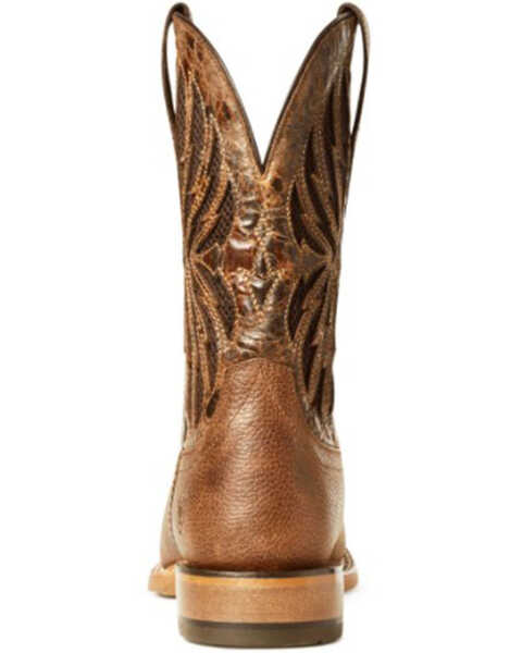 Ariat Men's Arena Record Western Boots - Wide Square Toe, Brown, hi-res