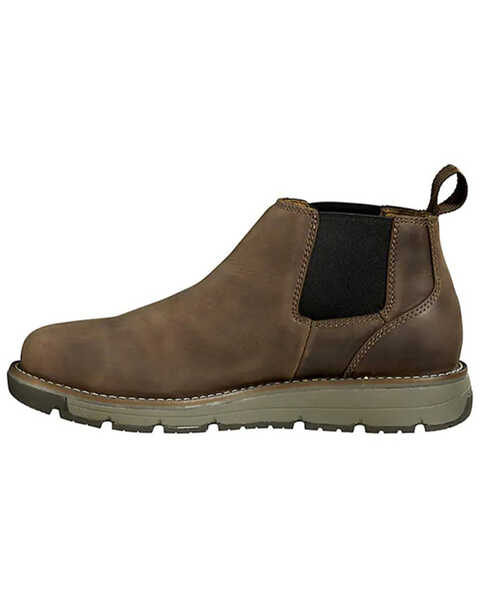 Image #3 - Carhartt Men's Millbrook 4" Romeo Water Resistant Work Boots - Soft Toe, Brown, hi-res