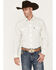 Image #1 - Cinch Men's Modern Fit Large Paisley Print Long Sleeve Snap Western Shirt , Cream, hi-res