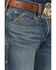 Image #2 - Ariat Men's M4 Silas Dayne Medium Wash Relaxed Bootcut Stretch Denim Jeans, Medium Wash, hi-res