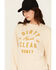 Image #2 - Troll Co Women's Juno Logo Graphic Sweatshirt, Cream, hi-res