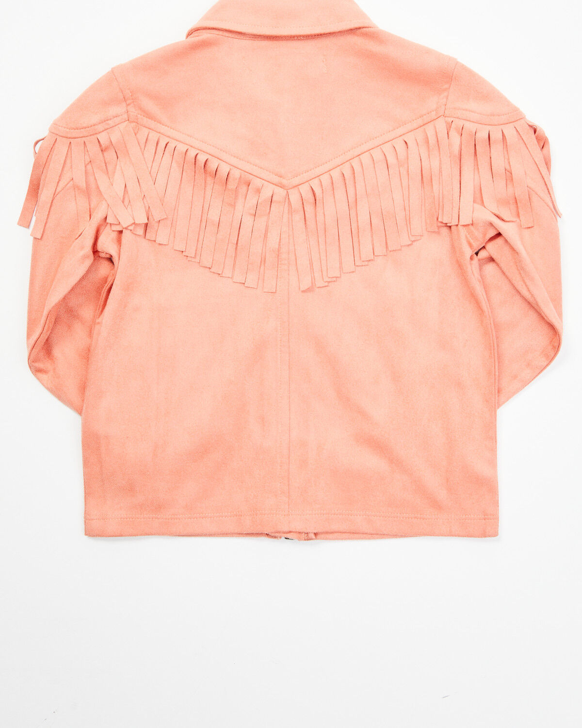 Image #3 - Shyanne Toddler Girls' Juniper Fringe Zip-Up Jacket, Rose, hi-res
