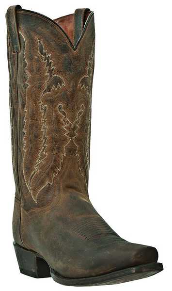 Image #1 - Dan Post Men's Earp Western Boots - Square Toe, Bay Apache, hi-res