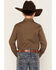 Image #4 - Gibson Trading Co Boys' Solid Long Sleeve Snap Western Shirt, Chocolate, hi-res