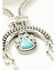 Image #2 - Idyllwind Women's Suncrest Rhinestone Squash Blossom Necklace, Silver, hi-res