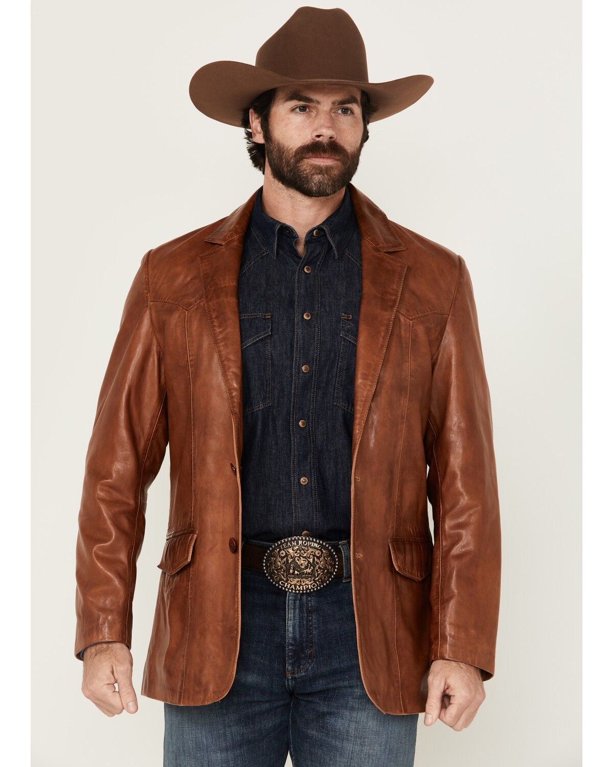 Scully Men's Leather Western Blazer | Sheplers