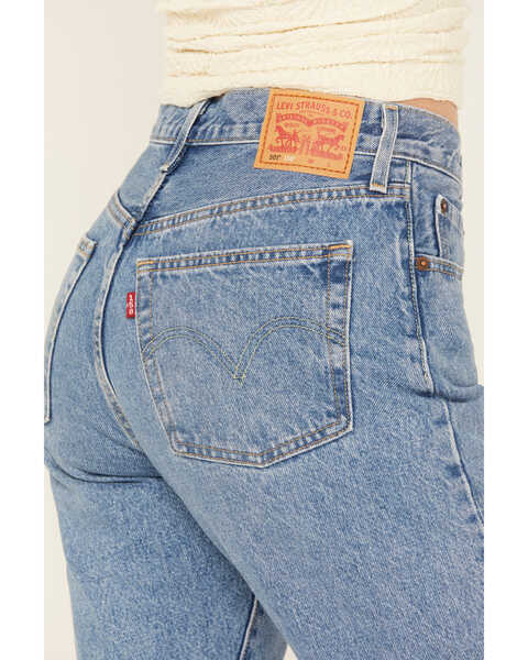 Image #4 - Levi's Women's 501® Medium Wash Field Notes Straight Jeans , Medium Wash, hi-res