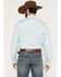 Image #4 - Cody James Men's Trophy Geo Print Long Sleeve Button-Down Stretch Western Shirt, Teal, hi-res