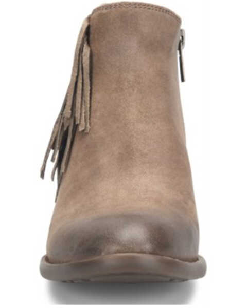 Born Women's Danni Taupe Fashion Booties - Round Toe, Taupe, hi-res