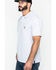 Image #5 - Carhartt Men's Contractor's Pocket Short Sleeve Polo Work Shirt - Big & Tall, Hthr Grey, hi-res