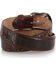 Image #3 - Tony Lama Men's Pinto Classic Leather Belt, Brown, hi-res