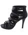 Image #4 - Milwaukee Performance Women's Ankle Strap Stiletto Sandals, Black, hi-res