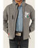 Image #3 - Cowboy Hardware Boys' Fuerte Bull Zip Jacket, Grey, hi-res
