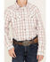 Image #3 - Cody James Boys' Plaid Print Long Sleeve Snap Western Shirt, White, hi-res