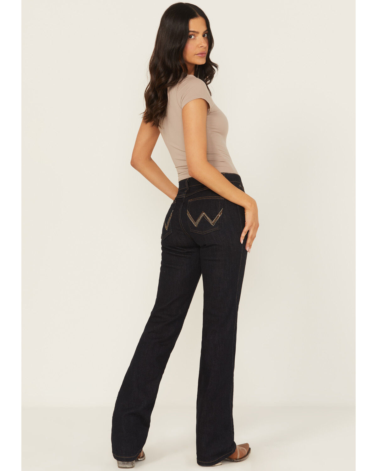 Image #3 - Wrangler Women's Dark Dynasty Ultimate Riding Q-Baby Jeans, Dk Dynasty, hi-res