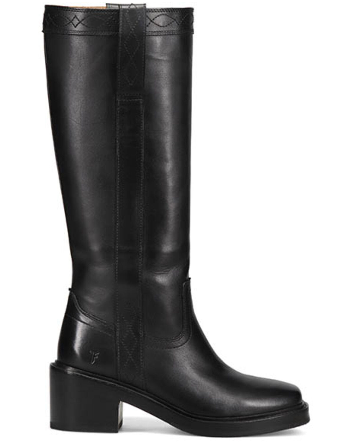 Image #2 - Frye Women's Kate Pull-On Tall Boots - Square Toe, Black, hi-res