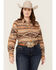 Image #1 - Ariat Women's Chimayo Southwestern Print Kirby Long Sleeve Stretch Button-Down Western Shirt - Plus, Multi, hi-res