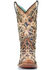 Image #5 - Corral Women's Inlay Western Boots - Square Toe, Ivory, hi-res