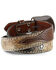 Image #3 - Cody James Men's Hair-On-Hide Star Concho Belt, Tan, hi-res