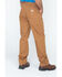 Image #2 - Carhartt Double Duck Dungaree Fit Khaki Work Jeans - Big, Brown, hi-res