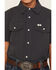 Image #3 - Ferrell Boys' Core Tek Solid Short Sleeve Snap Performance Western Shirt, Grey, hi-res