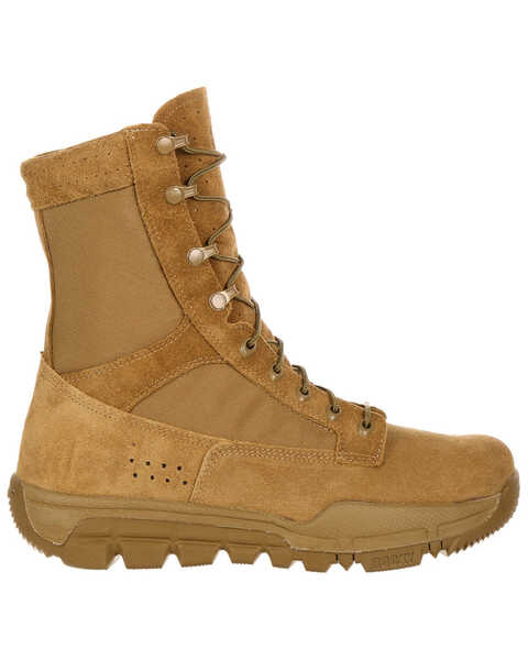 Image #2 - Rocky Men's Lightweight Commercial Military Boots, Tan, hi-res