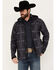 Image #1 - RANK 45® Men's Southwestern Print Softshell Jacket, Charcoal, hi-res