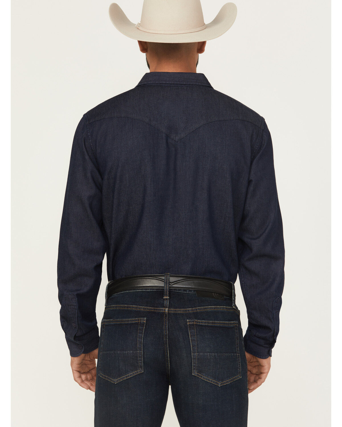Image #4 - Cody James Black 1978® Men's Mamba Dark Wash Denim Long Sleeve Button-Down Western Shirt, Dark Wash, hi-res