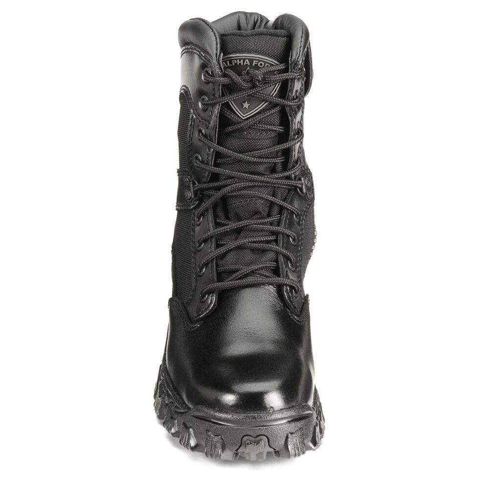rocky alpha force 8 inch zipper boot